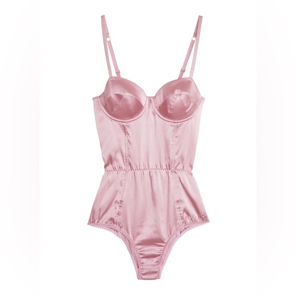 Fleur Du Mal Satin Bodysuit - Picture 1 of 7